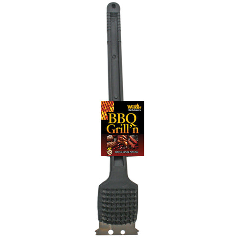 BBQ SCRAPER BRUSH PLASTIC 18"