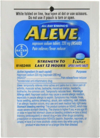 Aleve - 1 Tablet (Naproxen)