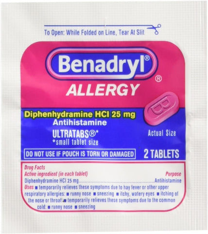 Benadryl - 4 Tablets